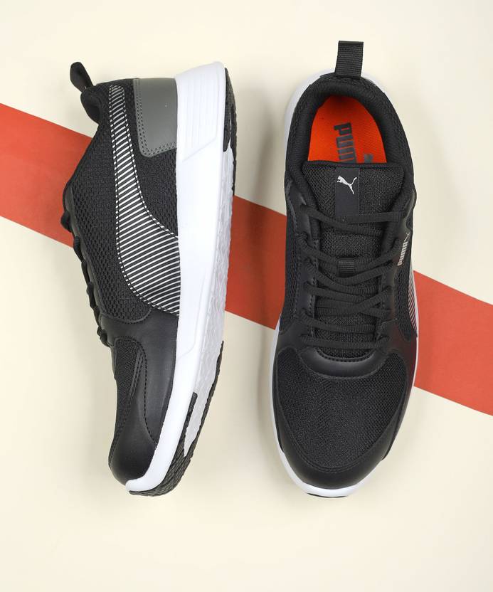 [Sizes 10, 11] PUMA Fire run Walking Shoes For Men  (Black)
