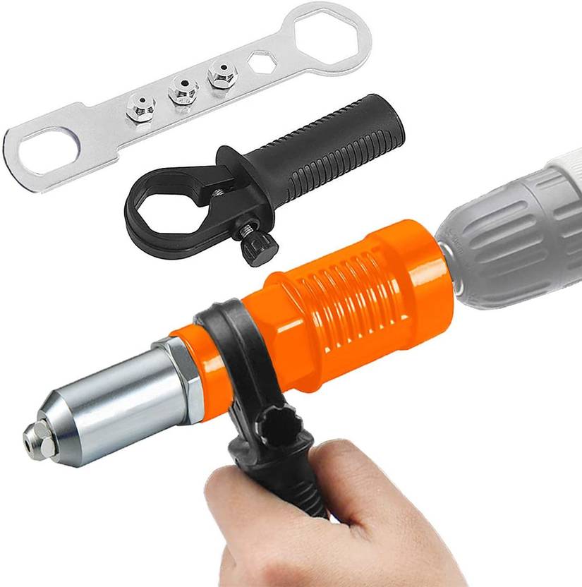 uptodatetools Electric Rivet Gun Adapter Cordless Drill Metal Riveter