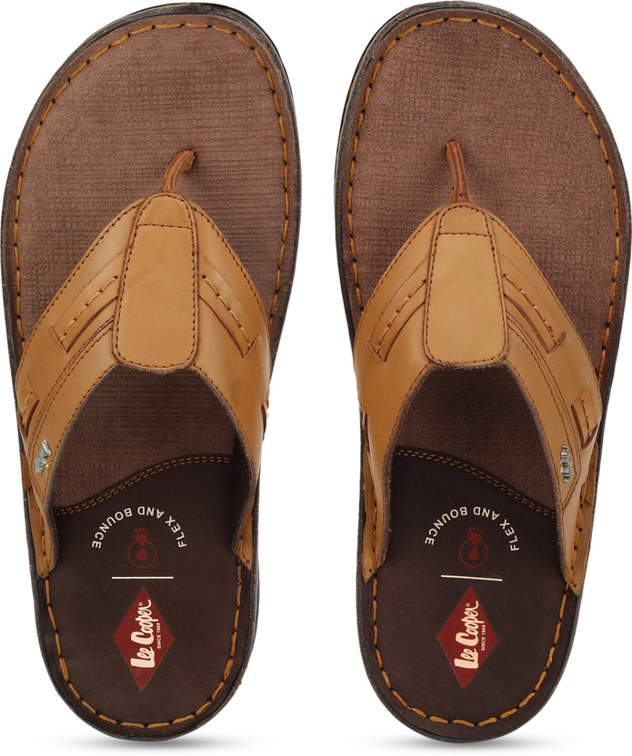 LEE COOPER Men Tan Flats - Buy LEE 