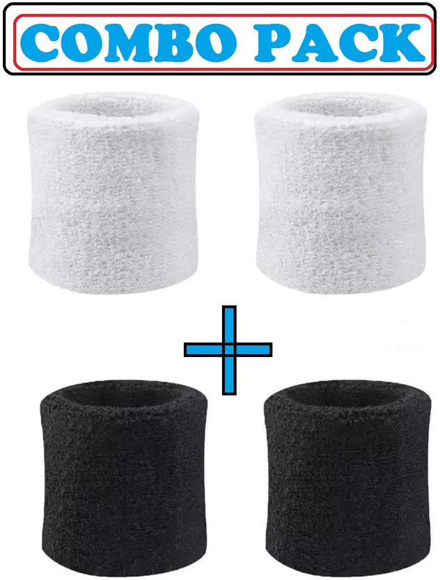 FITNESS FITNESS Black & White Wrist band for Boys ,Girls ,Men & Women Fitness Band(Black, White, Pack of 4) - Flipkart Deal