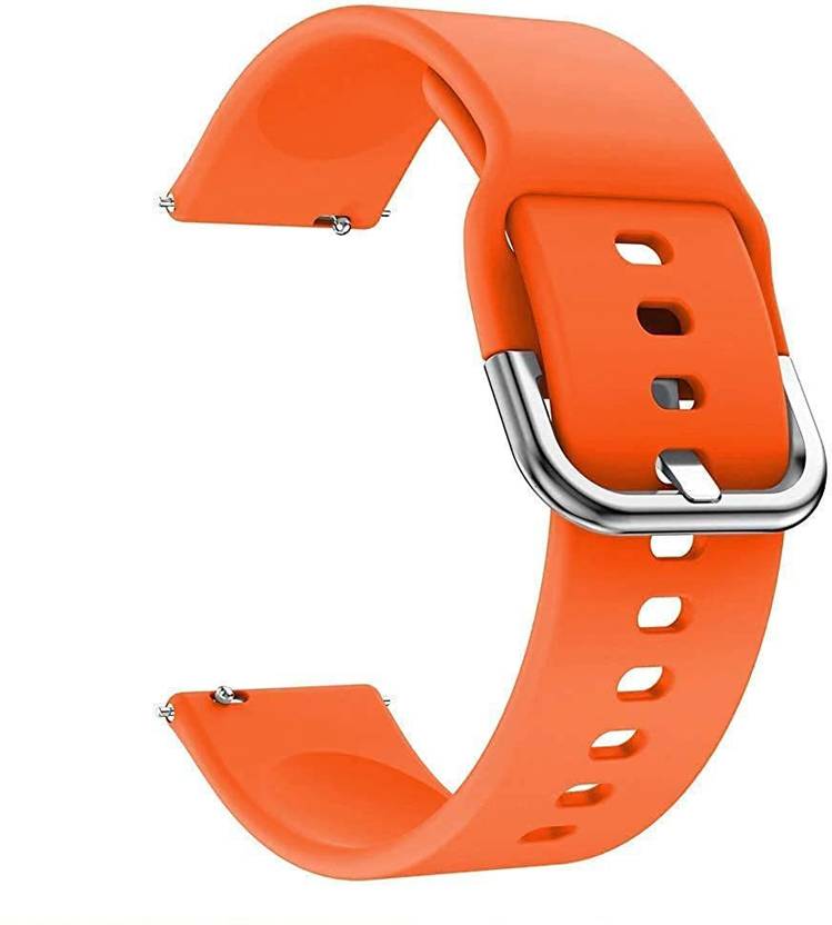 MOBISINGH 19MM Watch Strap Smooth Soft Silicon Sport Belt (WITH BUCKLE LOCK) FOR NOISE COLORFIT