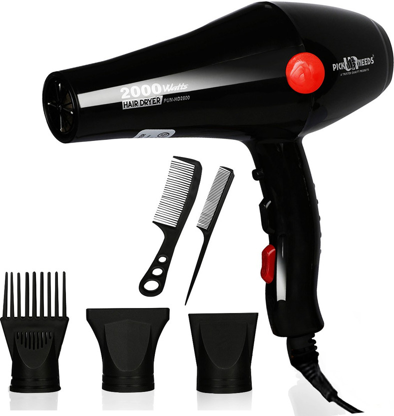 Pick Pick Ur Needs Professional Stylish Hair Dryers For Womens And Men Hot And Cold Dryer (2000W) Hair Dryer(2000 W, Black) - Flipkart Deal