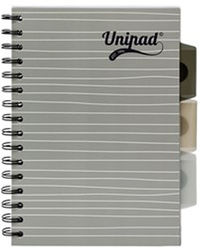 Pukka Pukka Pad A5 Size, Grey Project Book Notebook Notepad Diary Ruled, 200 Pages, 60gsm, Wire Bound, Clear Polyprop Covers, Page Perforation, Colour Coded Re-Positionable Dividers with Storage Pockets, Assorted Coloured Packs A5 Organizer Ruled 200 Pages(Grey) - Flipkart Deal