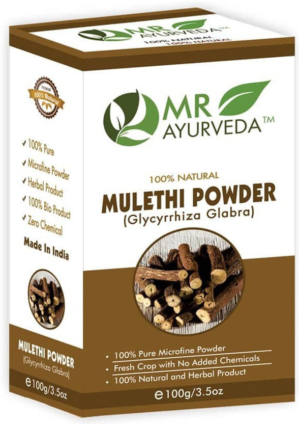 MR MR Ayurveda 100% Herbal Mulethi Powder(100 g) - Flipkart Deal