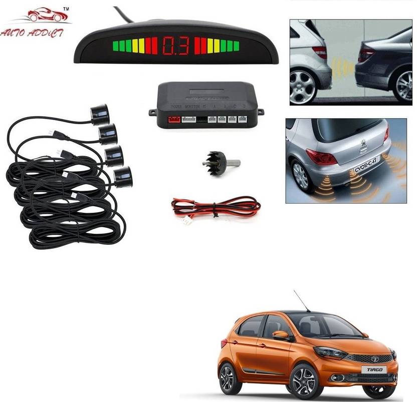 AuTO ADDiCT parkingsensorsblack236 Car Reverse Parking Sensor with