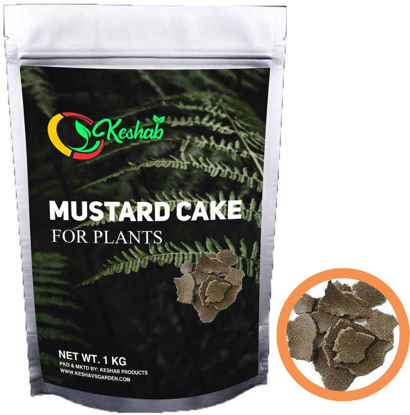 KESHAB Mustard Cake Fertilizer & Soil for Plants Mustard Cake Powder