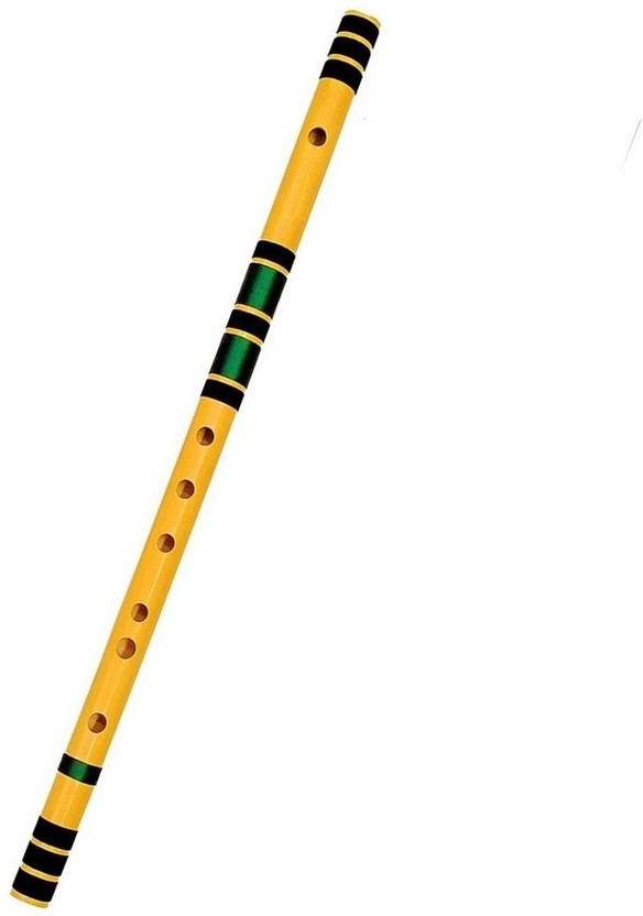 Rio Flutes Beginner Bamboo Bansuri C Scale 7 Hole 19 Inch Bamboo Flute(48 cm)