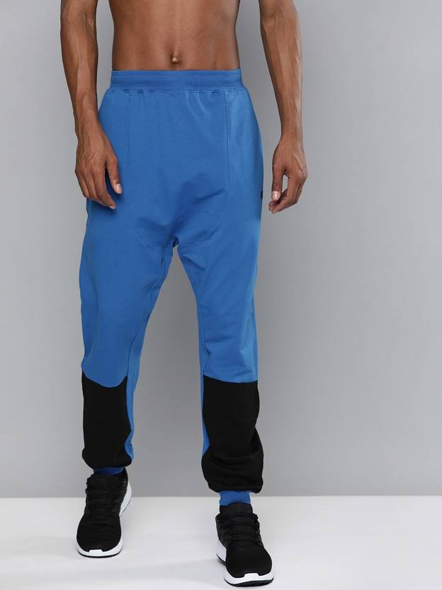 HRX by Hrithik Roshan Colorblock Men Blue Track Pants Buy HRX by