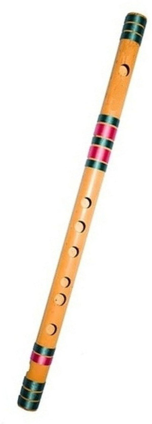 Rio Beginner Bamboo Bansuri C Scale 7 Hole 19 Inch Bamboo Flute(48 cm)