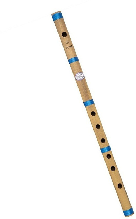 Rio Beginner Bamboo Bansuri G Scale 6 Hole 17 Inch Bamboo Flute(43 cm)