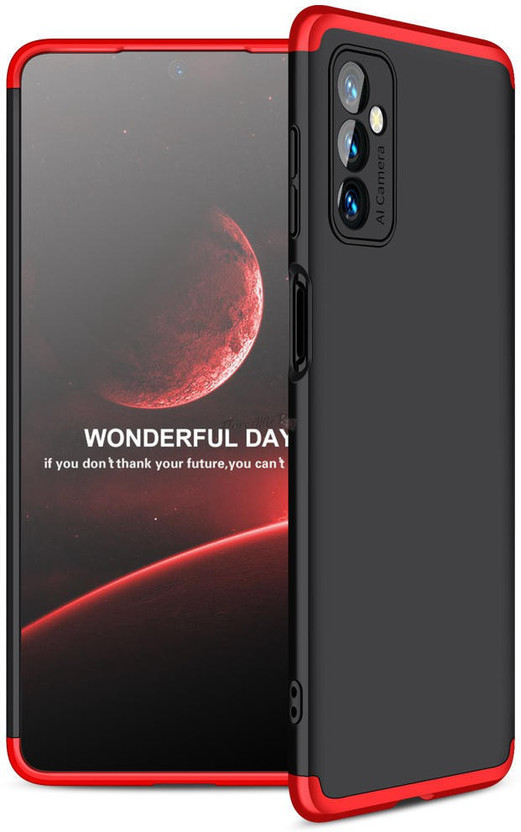 FlareHUB Back Cover for Samsung Galaxy M52 5G(Red, Hard Case, Pack of: 1)