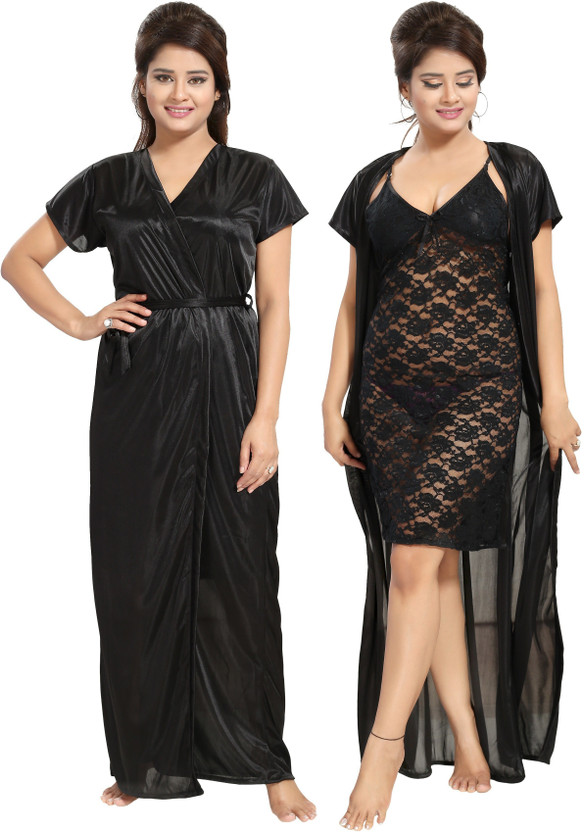 Noty Women Nighty with Robe - Buy Noty 