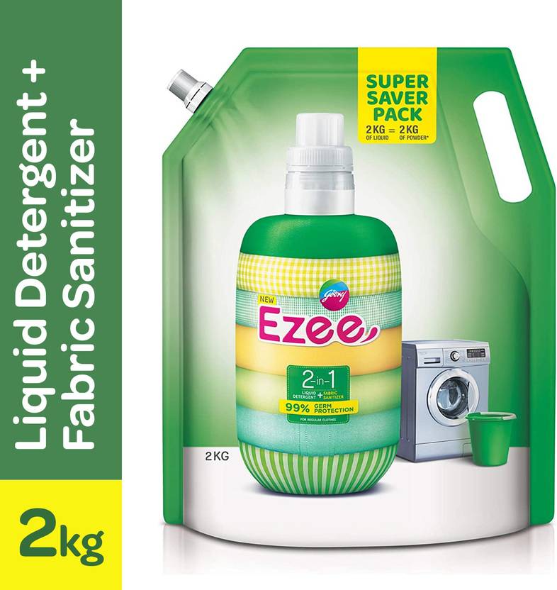 godrej ezee 2in1 Liquid Detergent + Fabric Sanitizer Fresh Liquid
