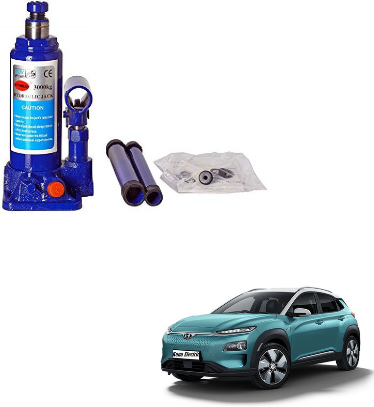 KOZDIKO 3 TON HYDRAULIC BOTTLE JACK FOR HYUNDAI KONA ELECTRIC Vehicle Jack(3000 kg)