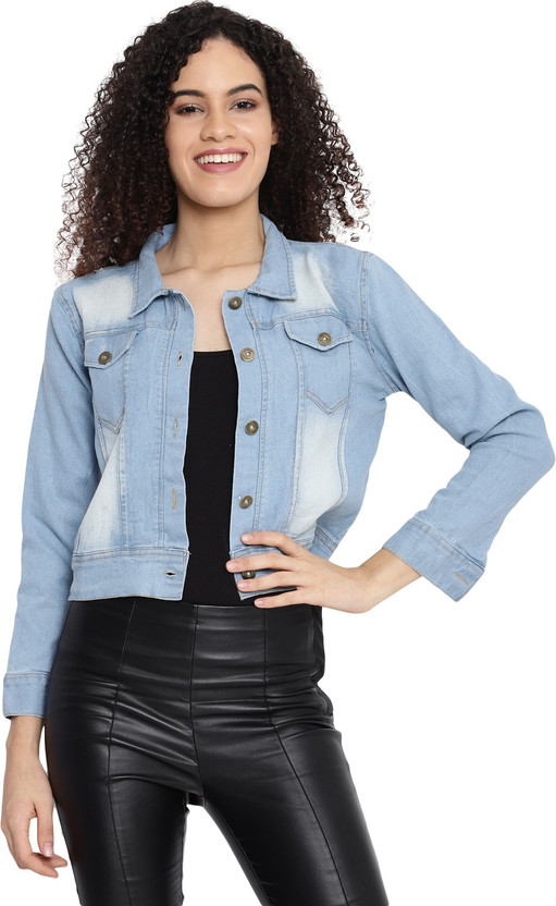 jean jacket cloth sleeves
