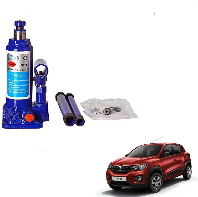 KOZDIKO 3 TON HYDRAULIC BOTTLE JACK FOR RENAULT KWID Vehicle Jack(3000 kg)