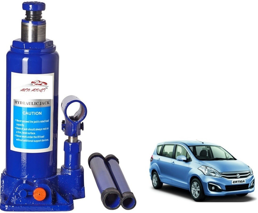 AuTO ADDiCT Hydraulic Bottle Jack Car Jack 5 ton(5000 KGS) For Maruti Suzuki Ertiga Old (2011-2018) Vehicle Jack(5000 kg)