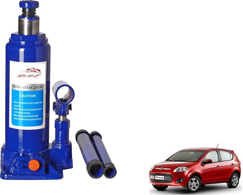 AuTO ADDiCT Hydraulic Bottle Jack Car Jack 5 ton(5000 KGS) For Fiat Palio Vehicle Jack(5000 kg)