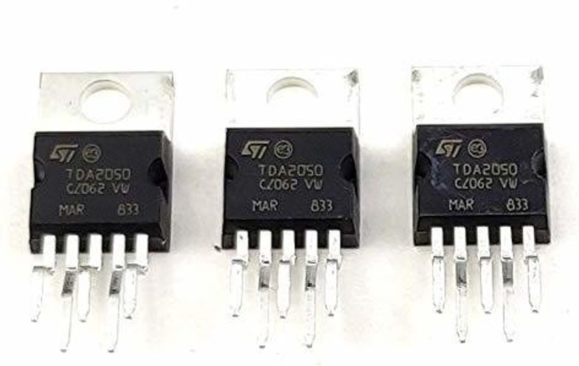 AVS COMPONENTS TDA2050 32W HI-FI AUDIO AMPLIFIER TO-220 5 PIN (PACK OF 3PCS) Electronic Components Electronic Hobby Kit