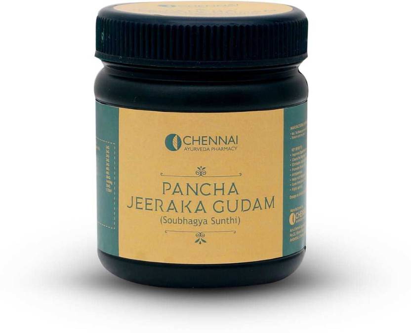 CHENNAI AYURVEDA PHARMACY Soubhagya Sunti/Pancha Jeeraga Gudam Price in India Buy CHENNAI