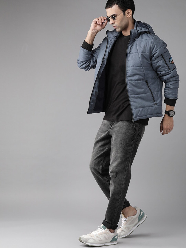 Roadster Full Sleeve Solid Men Jacket 