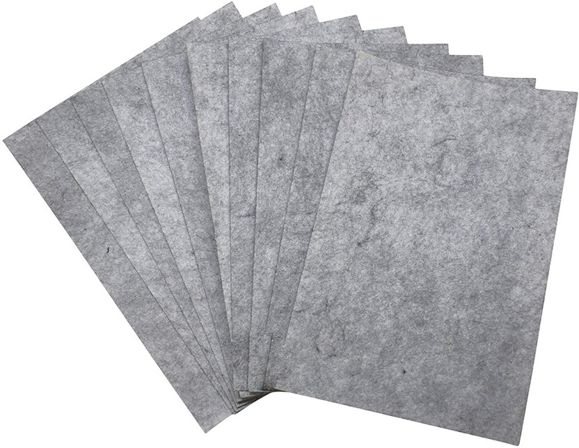 ASIAN ASIAN HOBBY CRAFTS Felt Sheet Grey, Size (A4) : Thickness : 2mm, Qty : 10pcs Used for Scrapbooking, Craft Projects, Decorations and DIY Crafts - Flipkart Deal