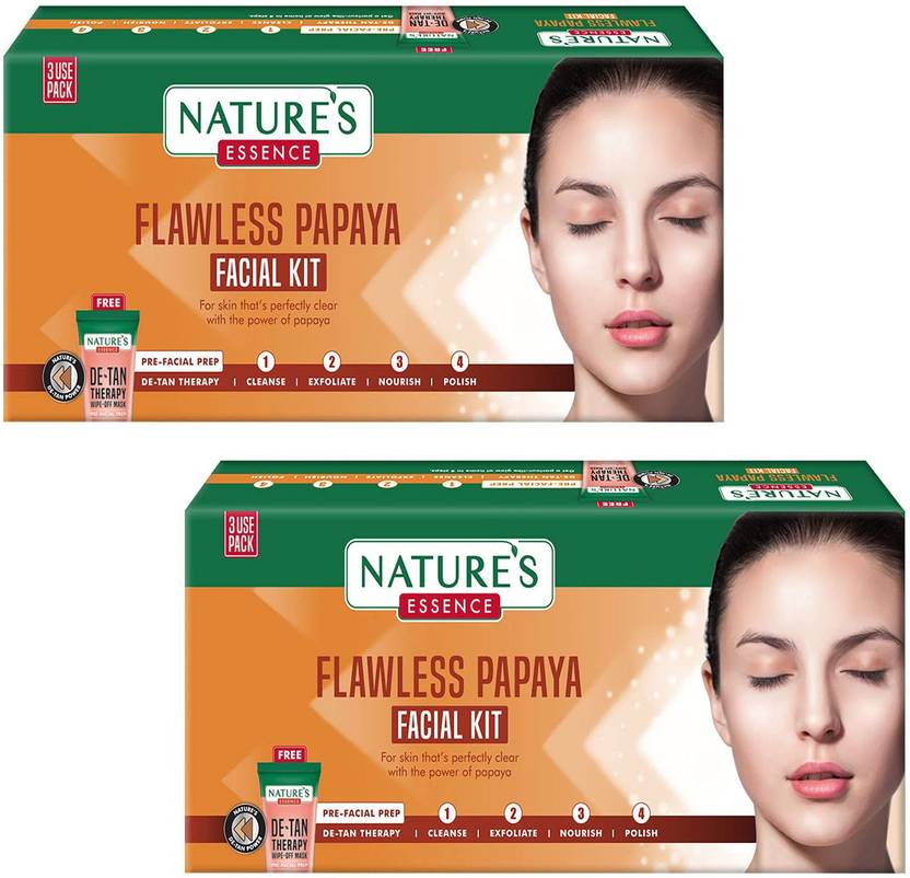 NATURE'S 2 PAPAYA FACIAL KIT 60 GM Price in India Buy NATURE'S 2