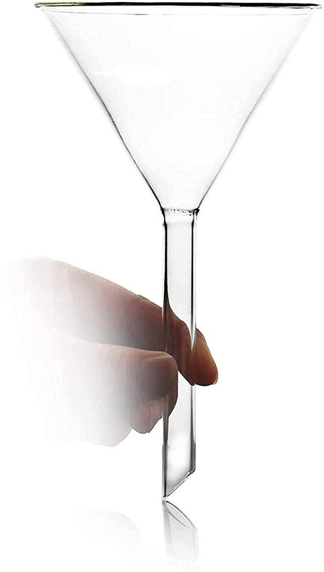 Salco Glass Funnel for Laboratory Use Borosilicate Glassware Bottle Hot Oil or Liquid Chemicals Solutions Pack of 1 (100mm Dia.) Borosilicate Glass Funnel(Clear, Pack of 1)