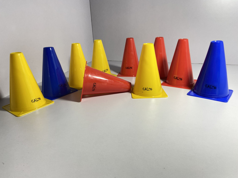 Calzo Cone Marker Pack of 10(Multicolor)