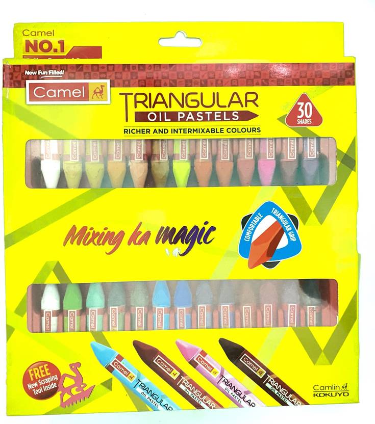Camlin oil pastel shades (pack of 30)
