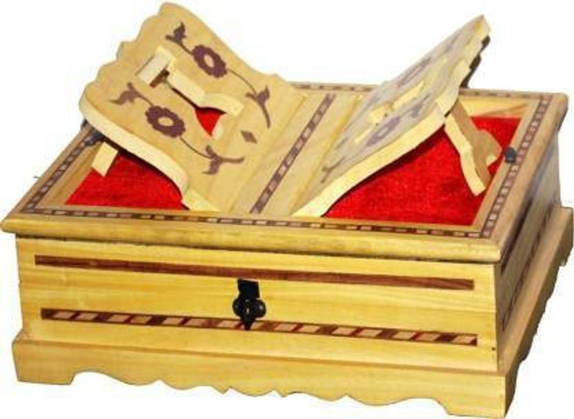 zoya art india Wooden Rehal Box Book Storage Book Holder Holy