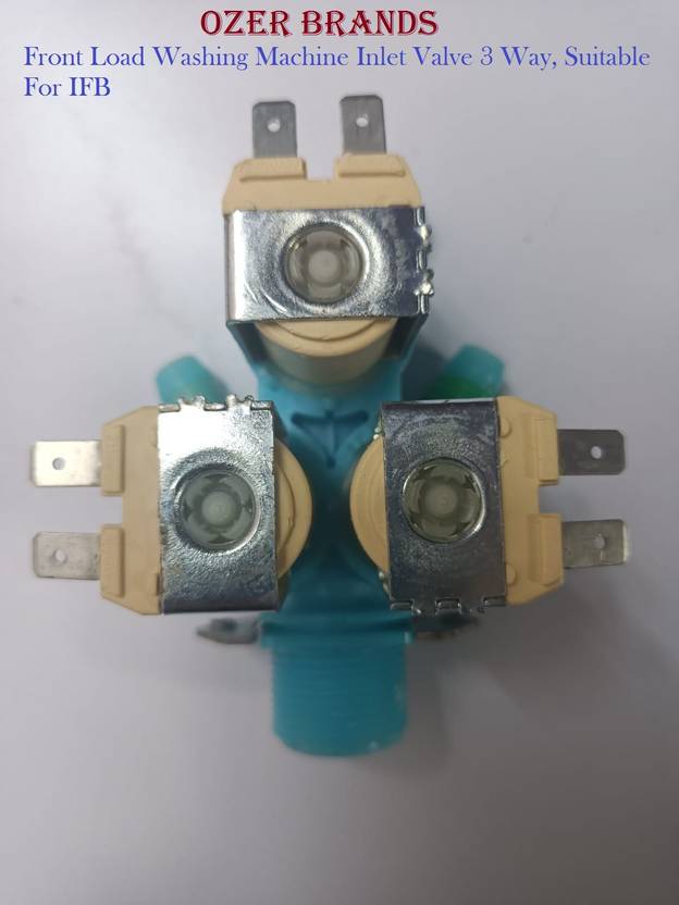 ozer Front Load Washing Machine Inlet Valve 3 Way AC, Suitable For IFB