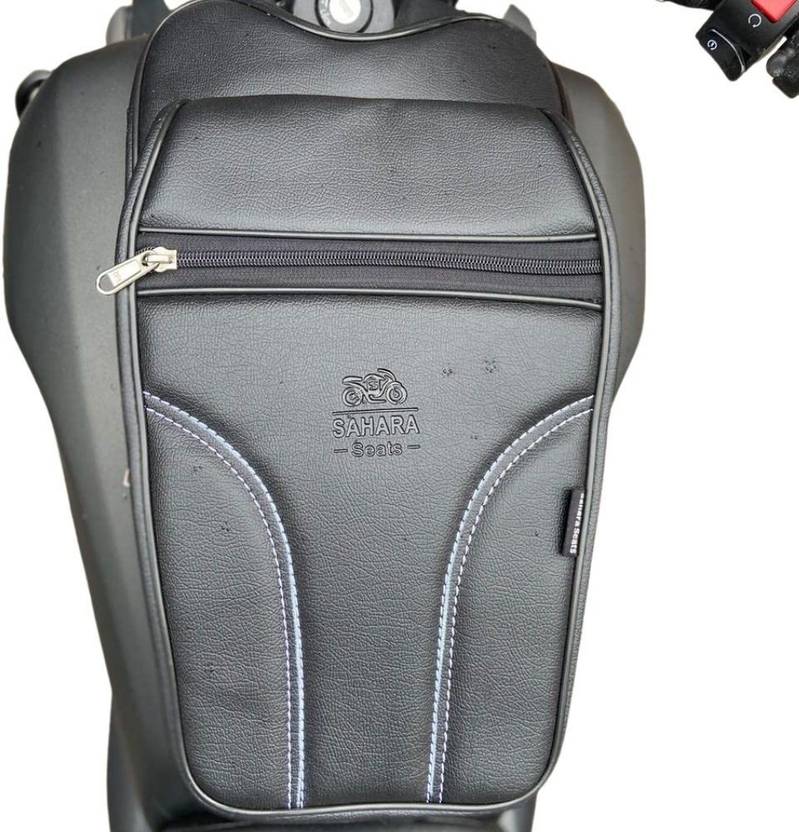 Sahara Seats FZX FullFlap Tank Cover/Tank Bag (Black) Strap Yamaha NA