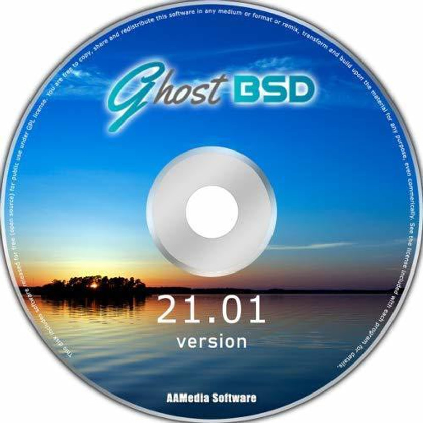 best deal GhostBSD 21.01 Desktop 64bit Live Bootable DVD Rom Linux Operating System LATEST 64