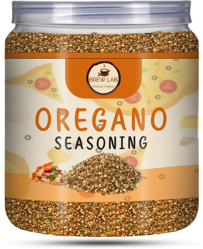 Brew Lab 100% Fresh & Natural Italian Oregano seasoning For Pizza , Pasta , Maggi | Premium Quality Herbs & Spices | No Preservatives | Enhance Your Taste(250 g)