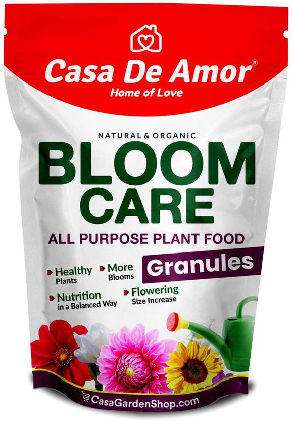 Casa De Amor Bloom Care Organic Essential Fertilizer (Granules, 500 gm) Fertilizer(0.5 kg, Granules)