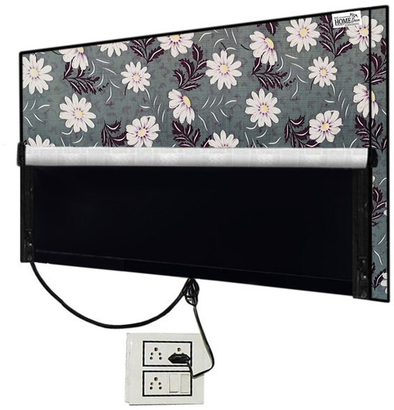 wellhome wellhome decor Furnishing WHFLED39 for 24 inch led cover for All models  - printed led/lcd tv cover (all models)(Light Blue) - Flipkart Deal