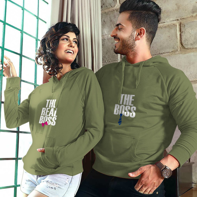 RVN CREATION Full Sleeve Printed Couple 