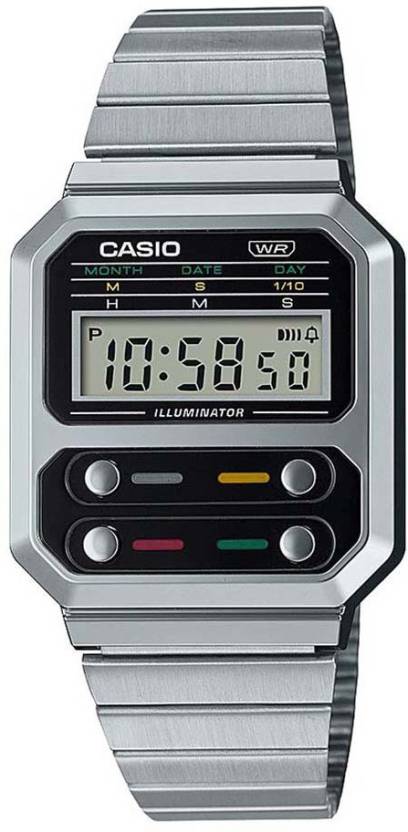 CASIO A100WE-1ADF Vintage Digital Watch - For Men & Women - Buy CASIO  A100WE-1ADF Vintage Digital Watch - For Men & Women D239 (A100WE-1ADF)  Online at Best Prices in India 