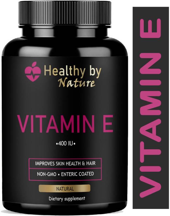 Healthy By Nature Nutrition VitaminE capsules for Skin, Hairs and Body