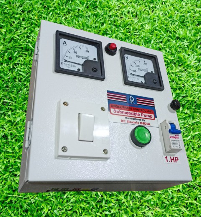 rc electric india 1.HP submersible pump control panel waterfield (RC CONTROL PANEL) Water Pump Starter
