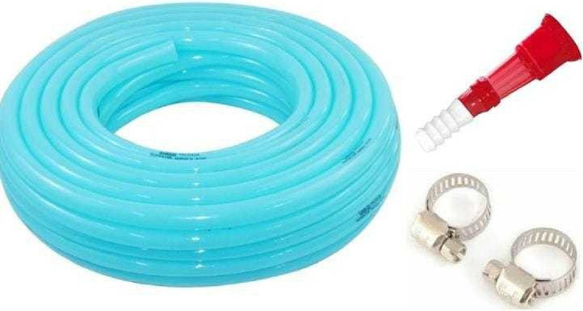 ESSOTI Flexible Long Garden Water Pipe/PVC Pipe/Garden Outdoors Pipes with Hose Connector (20 Meter) Flexible Water Pipe/PVC Pipe/Garden Pipes with Hose Connector (20 Meter) Hose Pipe(2000 cm)