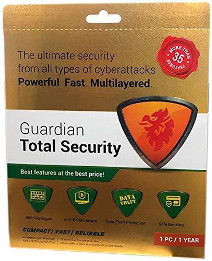 Guardian Guardian Total Security 1 User 1 Year(Voucher) - Flipkart Deal