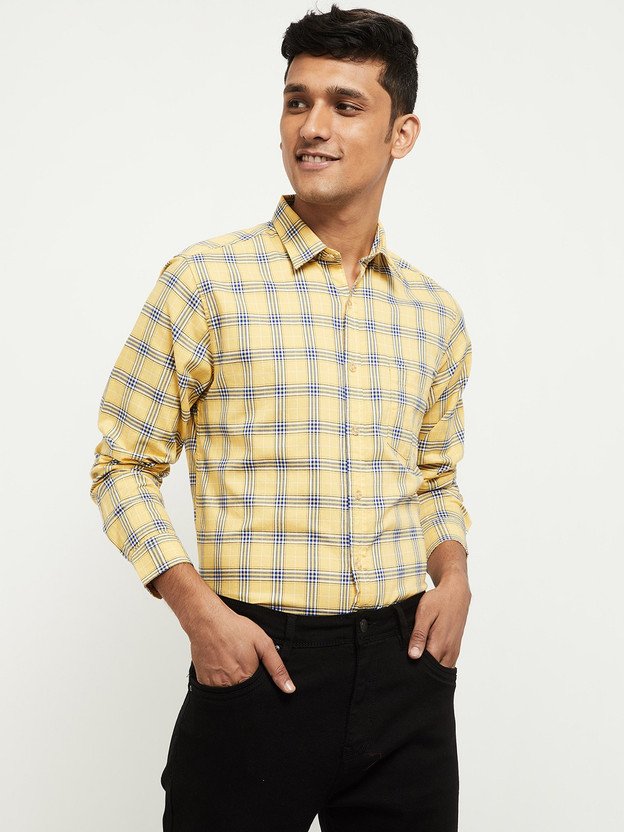 Checkered yellow shirt Clearance
