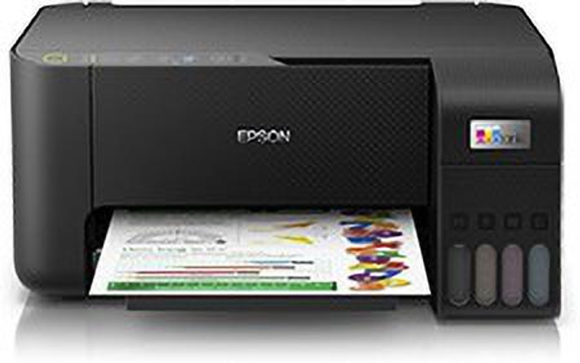 Epson L3200 Multi-function Color Ink Tank Printer(4 Ink Bottles Included)