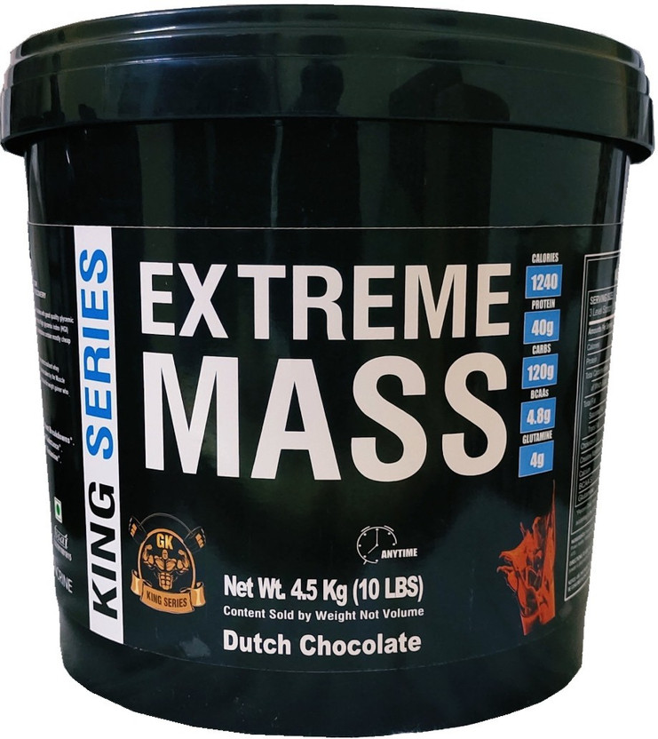 Gk King Series Extreme for Bulk Gain Weight Gainers/Mass Gainers(4.5 kg, CHOCOLATE)