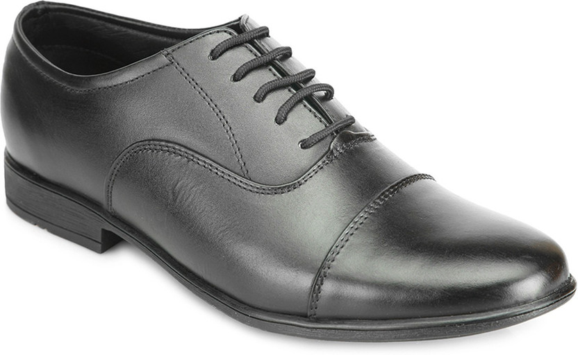 iD Men BLACK Formal Shoes Lace Up For 