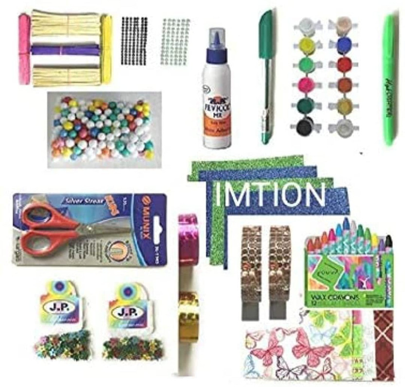 imtion imtion ® ( Set of 20 Pcs ) Art and Craft kit Origami Sheets, Quirky Art and Craft Material (Decoration Material, Multi Color - Flipkart Deal