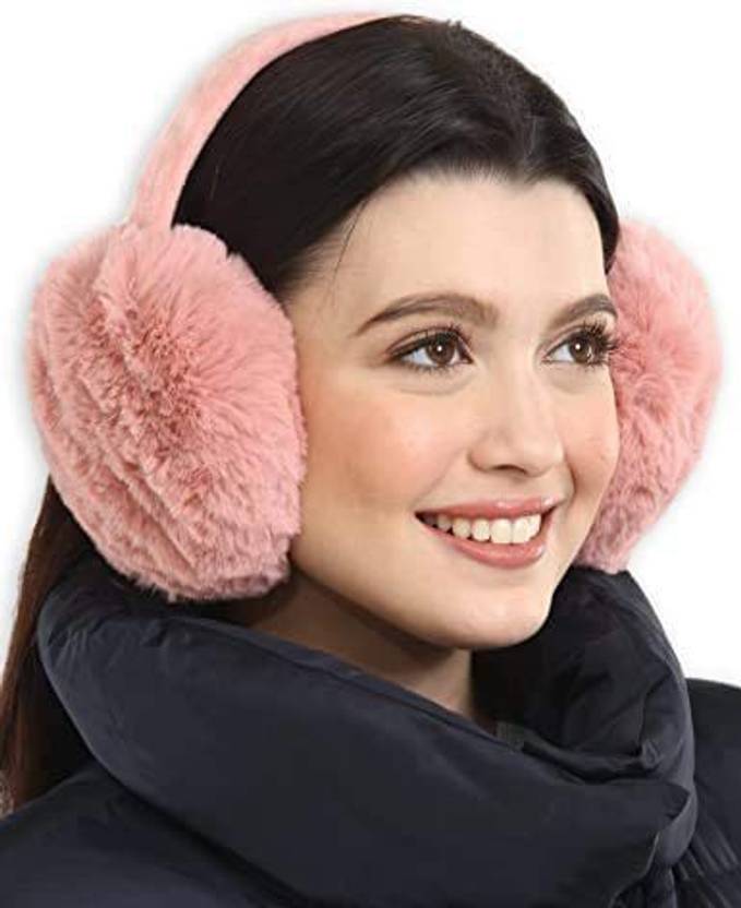 Icw Faux Fur Winter Outdoor Accessory Foldable Ear Muffs/Warmer for