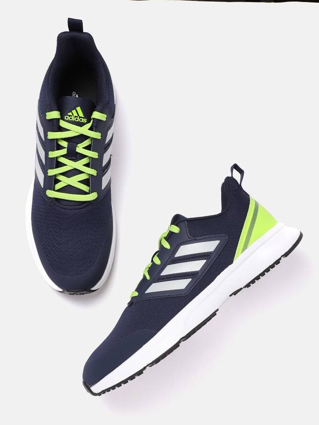 ADIDAS ADIDAS Men Navy Blue Woven Design Stunicon Running Shoes Running